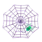 Haunt & Co 4 ft. Outdoor Animated Spider Web - Purple Web