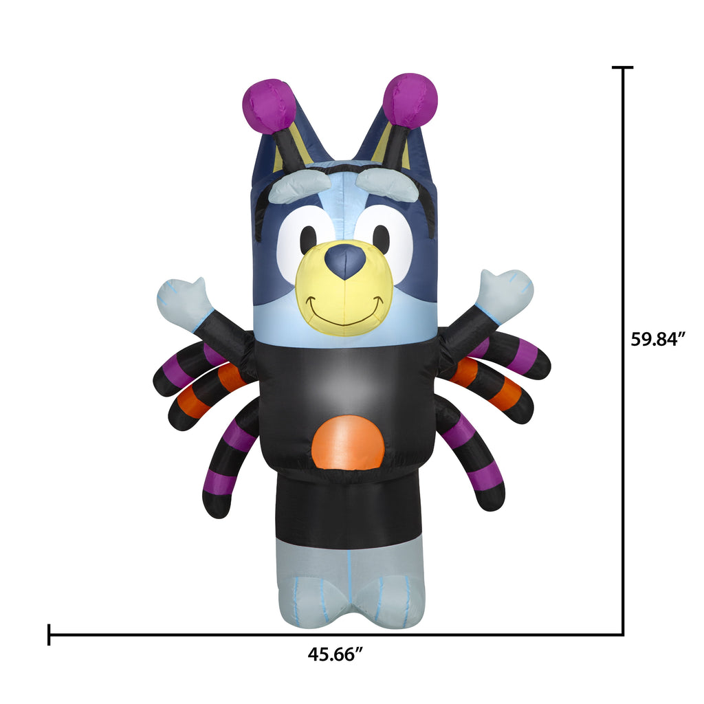 Haunt & Co Halloween Airblown Yard Inflatables in Spider Costume 45.66 in x 37.79 in x 59.84 in 3.13 lb