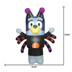 Haunt & Co Halloween Airblown Yard Inflatables in Spider Costume 45.66 in x 37.79 in x 59.84 in 3.13 lb