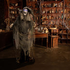 Haunt & Co 5.75 ft Animatronic Witch Indoor/Covered Outdoor