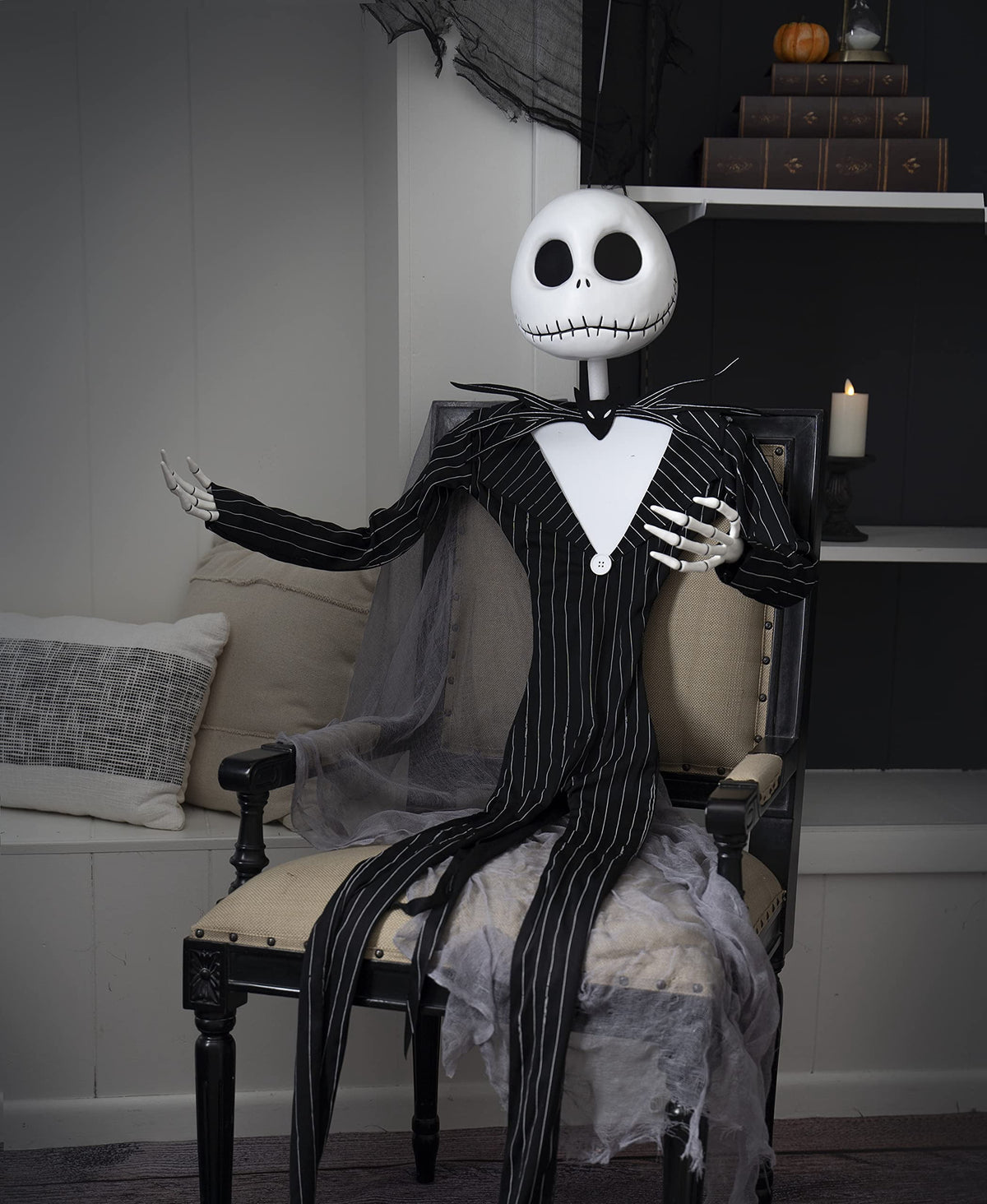Haunt & Co USA Jack Skellington Hanging Prop - 4 ft