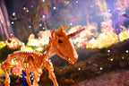 Haunt & Co Fun Express White Unicorn Skeleton Outdoor Decor, Halloween Macabre Design