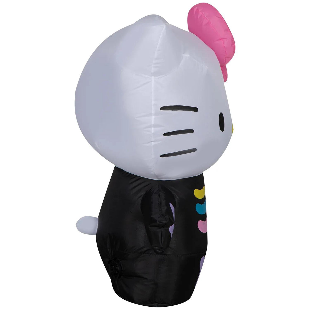 Haunt & Co Hello Kitty Women's Neon Skeleton Halloween Costume Inflatable - Pink Small
