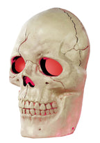 Haunt & Co 19 3/4" Giant Light-Up Plastic Skull Animated Prop