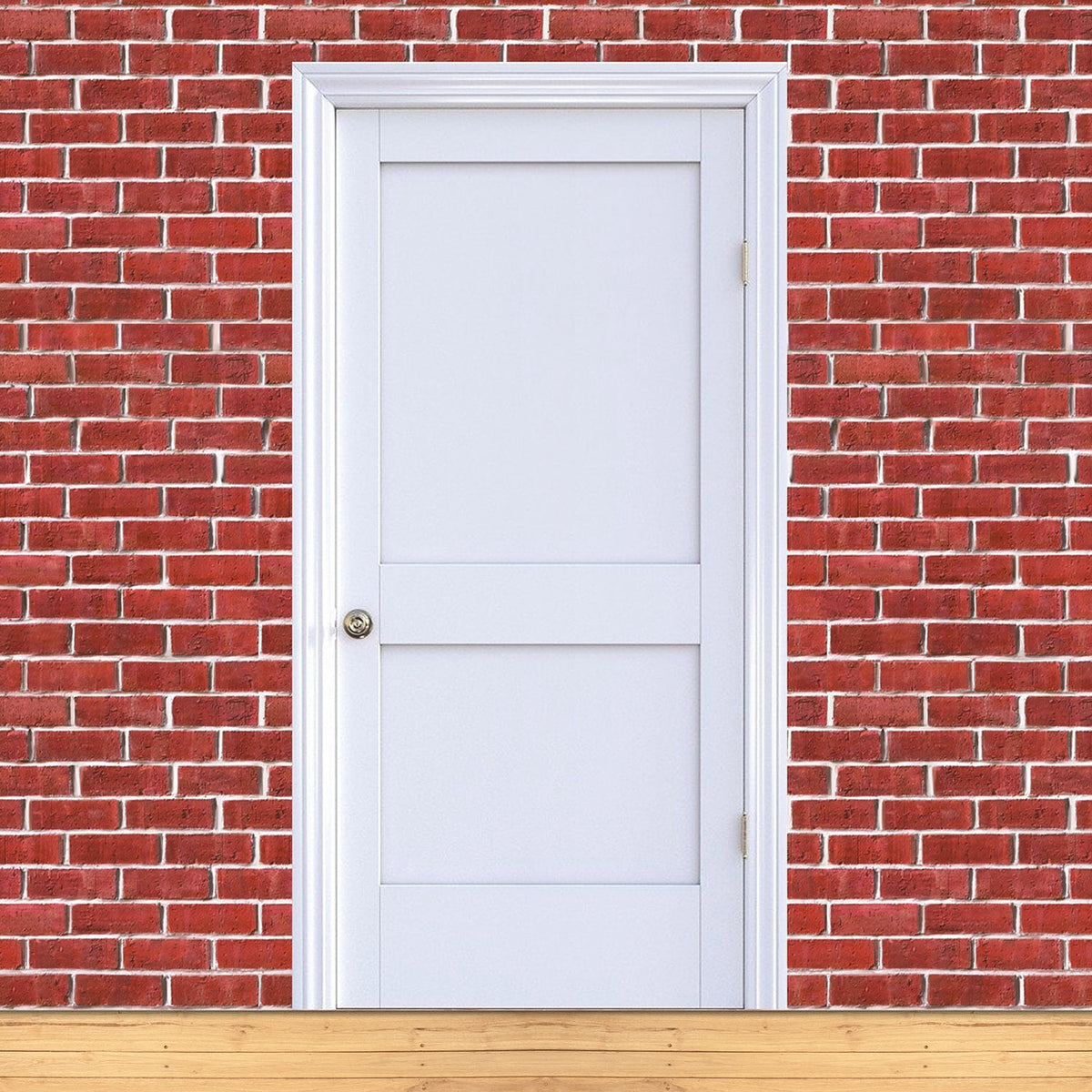 Haunt & Co Brick Wall Backdrop Party Accessory (1 count) (1/Pkg)