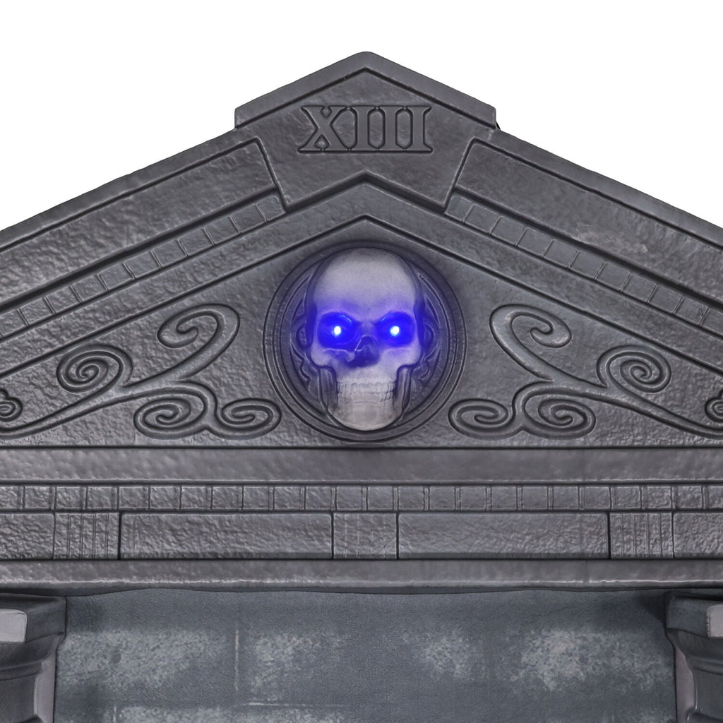 Haunt & Co 6.7 ft. Motion-Triggered Mausoleum Halloween Animatronic by Tekky