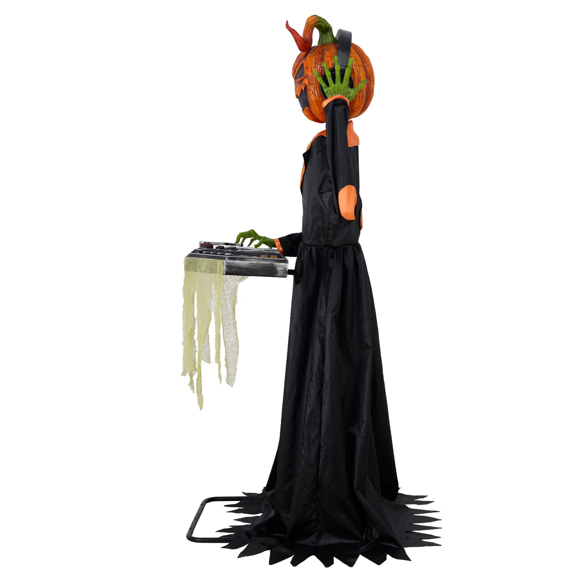 Haunt & Co Animated DJ Jack with Turntable, 72-inch
