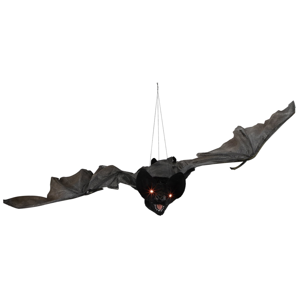 Haunt & Co LED Lighted Animated Halloween Bat with Wings - 48"