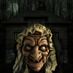 Haunt & Co 5 ft Life-Size Animatronic Indoor/Covered Outdoor Zombie Maid