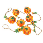 Haunt & Co Bienvenido Pumpkin String Hanging Decoration for Halloween Party Festival Home Garden Ornaments