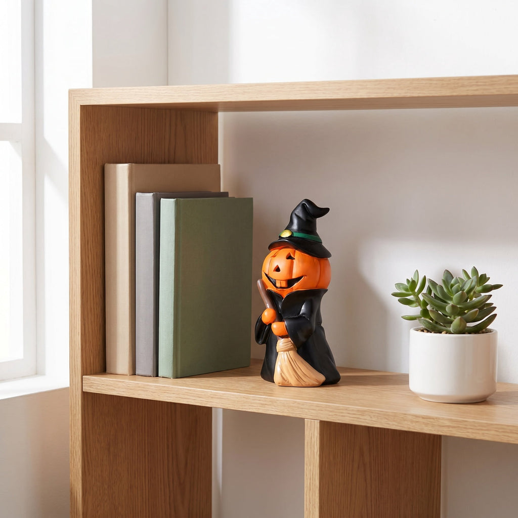 Haunt & Co HaiSphere Halloween Decorations Indoor Glow Resin Ornament Collection - Halloween Party Decorations Scene Prop for Window Sill Bookshelf Home