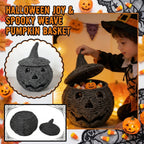 Haunt & Co Aximioll Halloween Spooky Seaweed Pumpkin Ornaments â?? Bold Shape with Eerie Shadows, Halloween Decorations for Holiday Parties & Trick or Treat Nights for Halloween Parties with spooky party setups