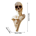 Haunt & Co SUYOLL 25cm/35cm Halloween Decorations Outdoor Skeleton Hugging Tree Cute Skeleton Ornaments Atmosphere Figurine