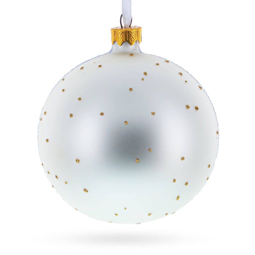 Haunt & Co The Witch on Halloween Glass Ball Christmas Ornament 4 Inches