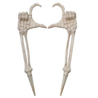 Haunt & Co Halloween Skeleton Stakes Decorations, Love Pose 2 Piece Hands Arms with Lawn Stakes