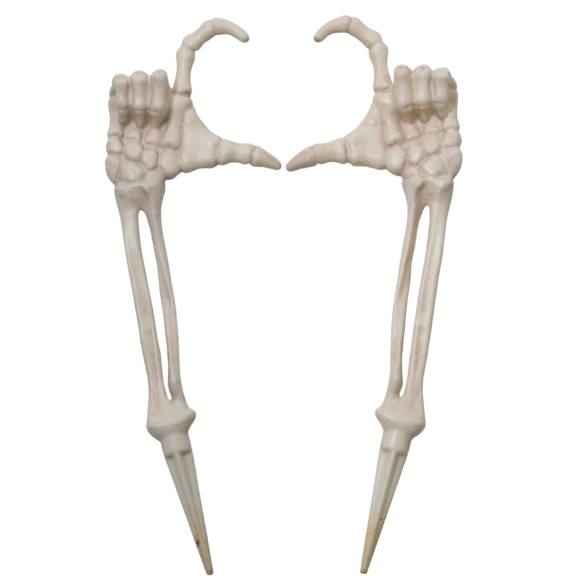 Haunt & Co Halloween Skeleton Stakes Decorations, Love Pose 2 Piece Hands Arms with Lawn Stakes