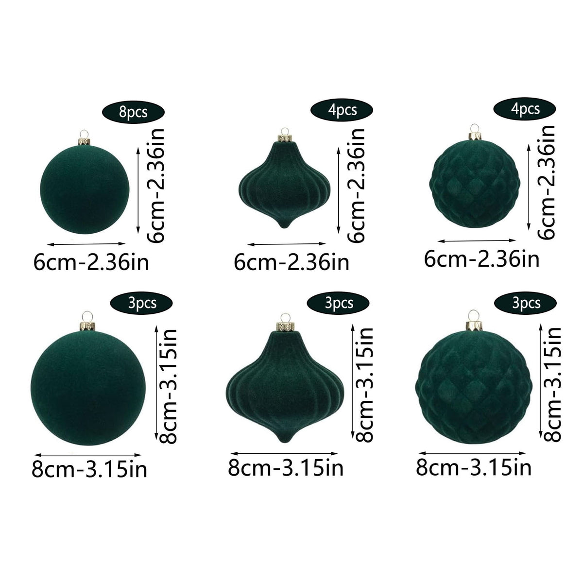 Haunt & Co HBBKVI Purple 3.1" Christmas Balls Christmas Tree Decoration Ornaments Shatterproof Hanging Balls for Birthday Halloween Holiday Wedding Decorations Set of 25pcs