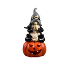 Haunt & Co Halloween Spooky Ghostface Dwarf Ornaments â?? Quirky Faces with Eerie Shadows, Halloween Decorations for Dining Tables, Party Setups & Indoor Halloween Displays â?? perfect for Halloween Parties