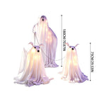 Haunt & Co Halloween Decorations, LED Lighted Ghost Walking Dog Statues, Spooky Halloween Indoor Decor for Home Tabletop Patio Garden Ornament (Ghost*1?? Ghost Dog*2)