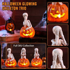 Haunt & Co HaiSphere Halloween Decorations Indoor Glow Resin Ornament Collection - Halloween Party Decorations Scene Prop for Window Sill Bookshelf Home