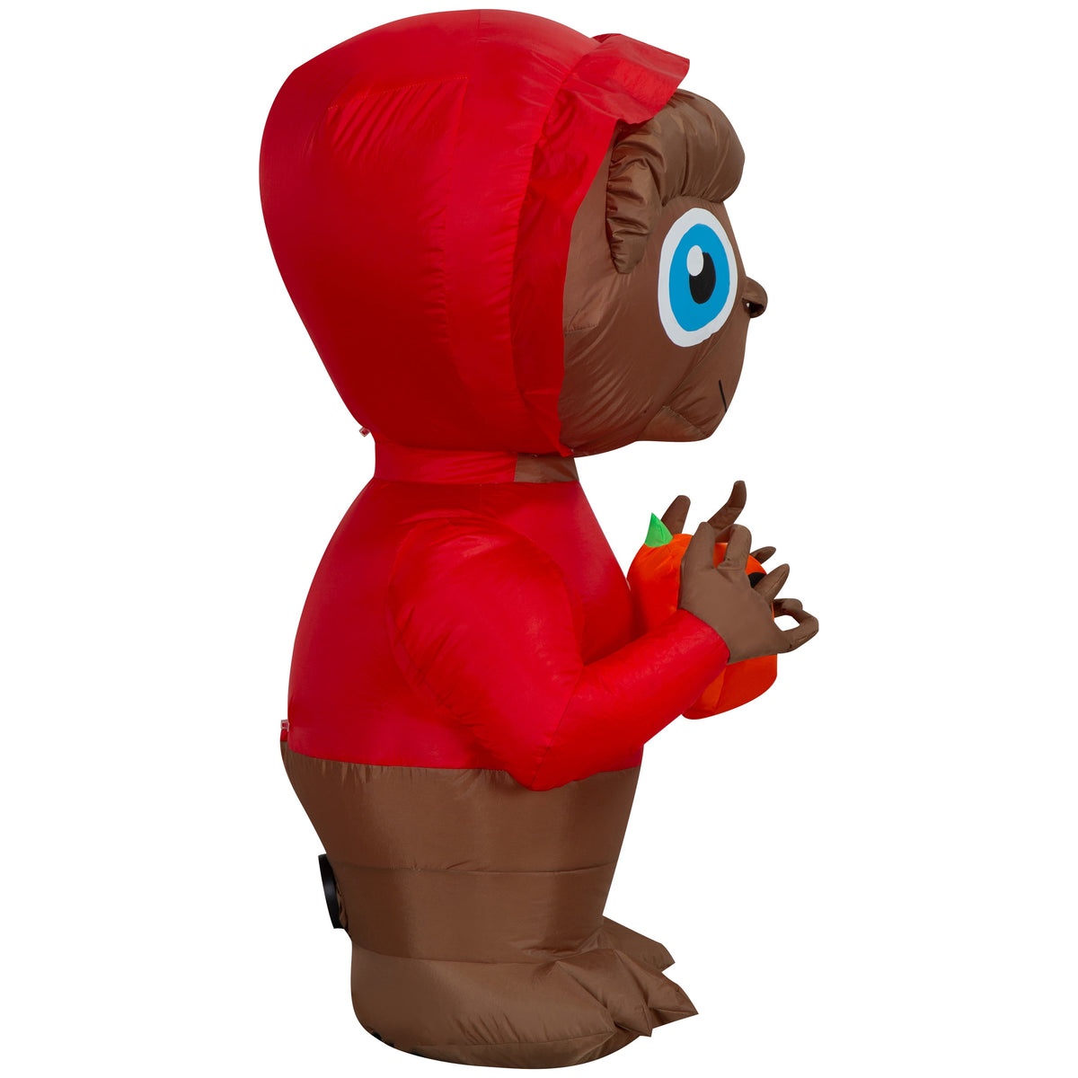 Haunt & Co SS555113G 38 in. Air Blown Inflatable E.T. The Extra-Terrestrial with Jack-O-Lantern Halloween Outdoor Decoration
