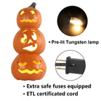 Haunt & Co 15 Inch Large LED Jack O Lantern - Perfect