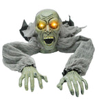 Haunt & Co Halloween Groundbreaker Zombie with Sound and Flashing Eyes,Outdoor Scary