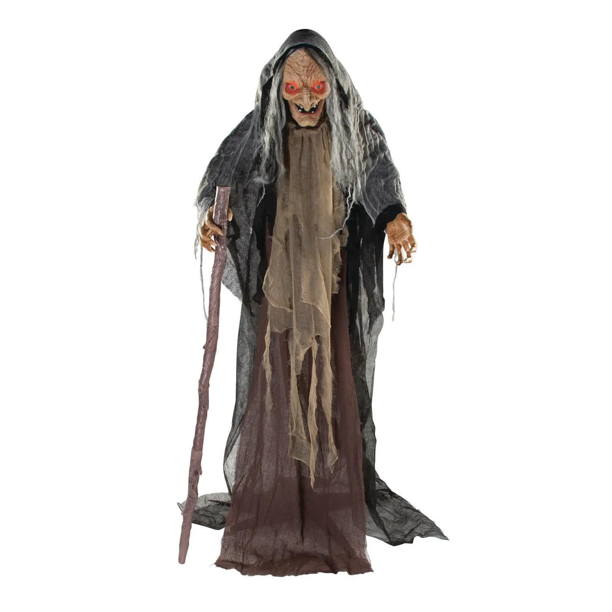 Haunt & Co Fun Express 5-Foot Animated Standing Witch Creepy