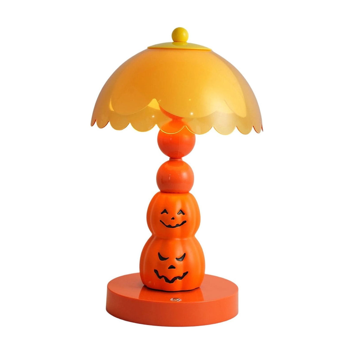 Haunt & Co Halloween Pumpkin Table Lamp, 3 Level Dimming Night Light, Touch Switch Bedside Decor for Festive Ambiance