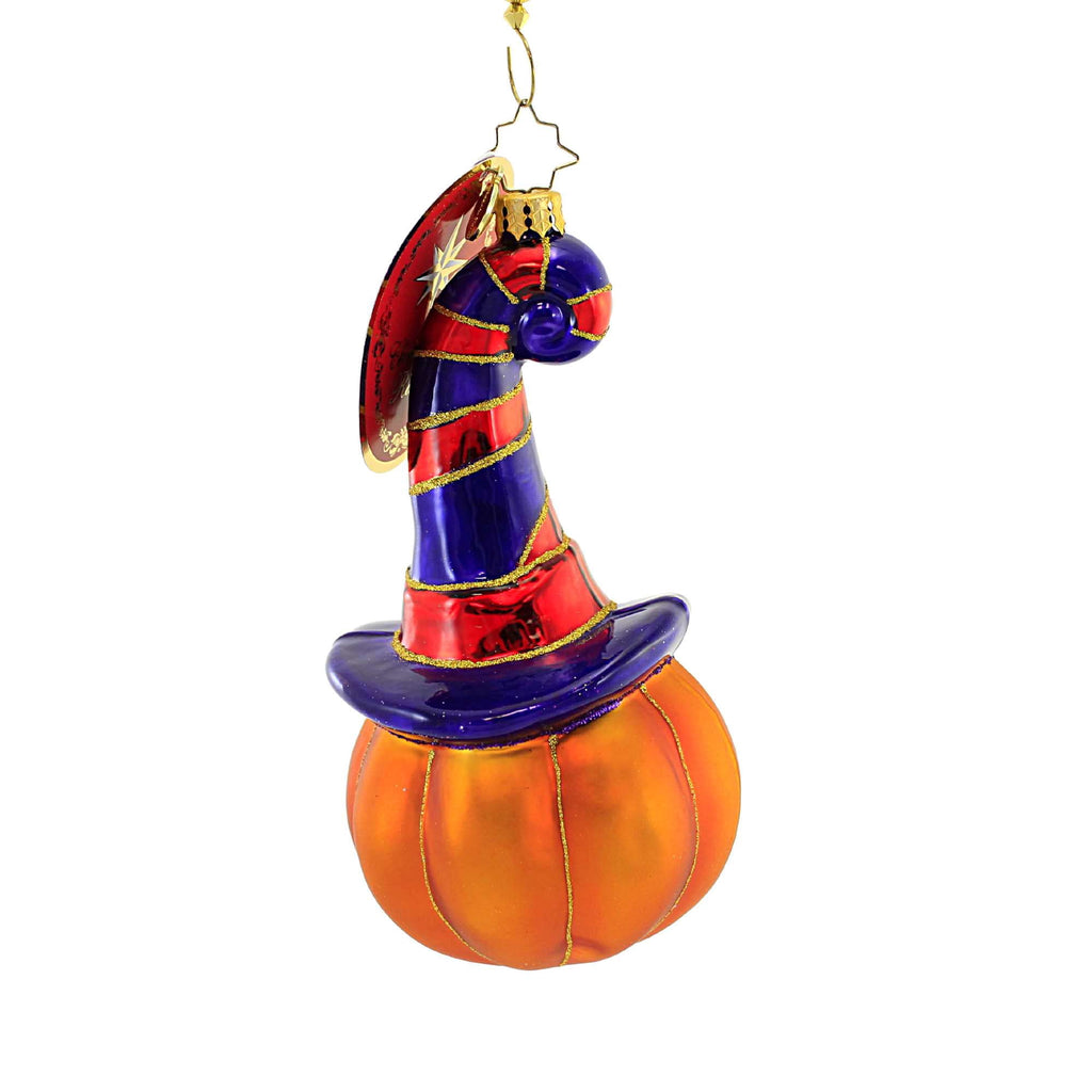 Haunt & Co Bewitching Jack O Lantern - 1 Glass Ornament 6 Inch, Glass - Ornament Halloween Pumpkin 1021077