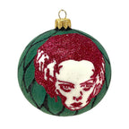 Haunt & Co Frankenstein Ball Ornament Polish Glass The Halloween Collection by Thomas Glenn