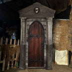 Haunt & Co 6.7 ft. Motion-Triggered Mausoleum Halloween Animatronic by Tekky