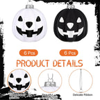 Haunt & Co HomeKingdee Halloween Ornaments Pumpkin Tree Decorations Night Christmas JackoLantern Hanging Ball Plastic Spooky Horror Gothic Christmas Home Ornaments