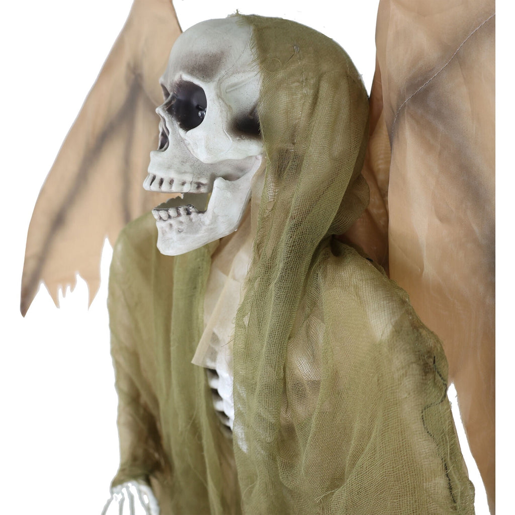 Haunt & Co 5.5 ft Life-size Animatronic Reaper with Wings