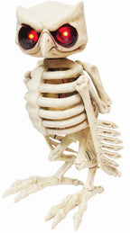 Haunt & Co 14" Animated Owl Skeleton