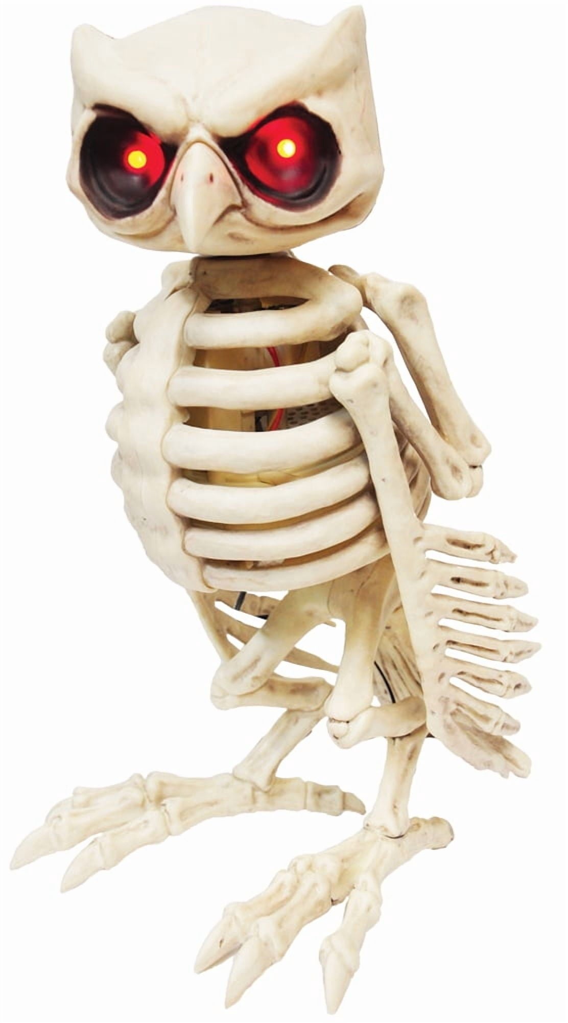 Haunt & Co 14" Animated Owl Skeleton