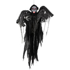 Haunt & Co Animated Hanging Zombie Vampire with Lights and Sound - 5'