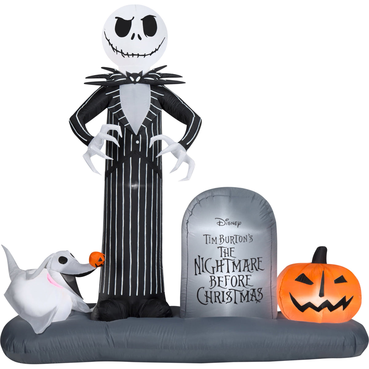 Haunt & Co 6.5 ft. L Halloween Airblown Inflatables Disney Jack Town Scene