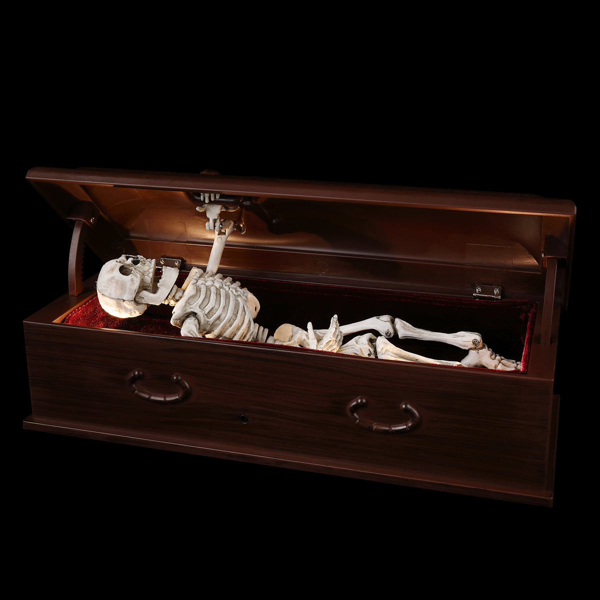 Haunt & Co 12in Animated Skeleton Coffin