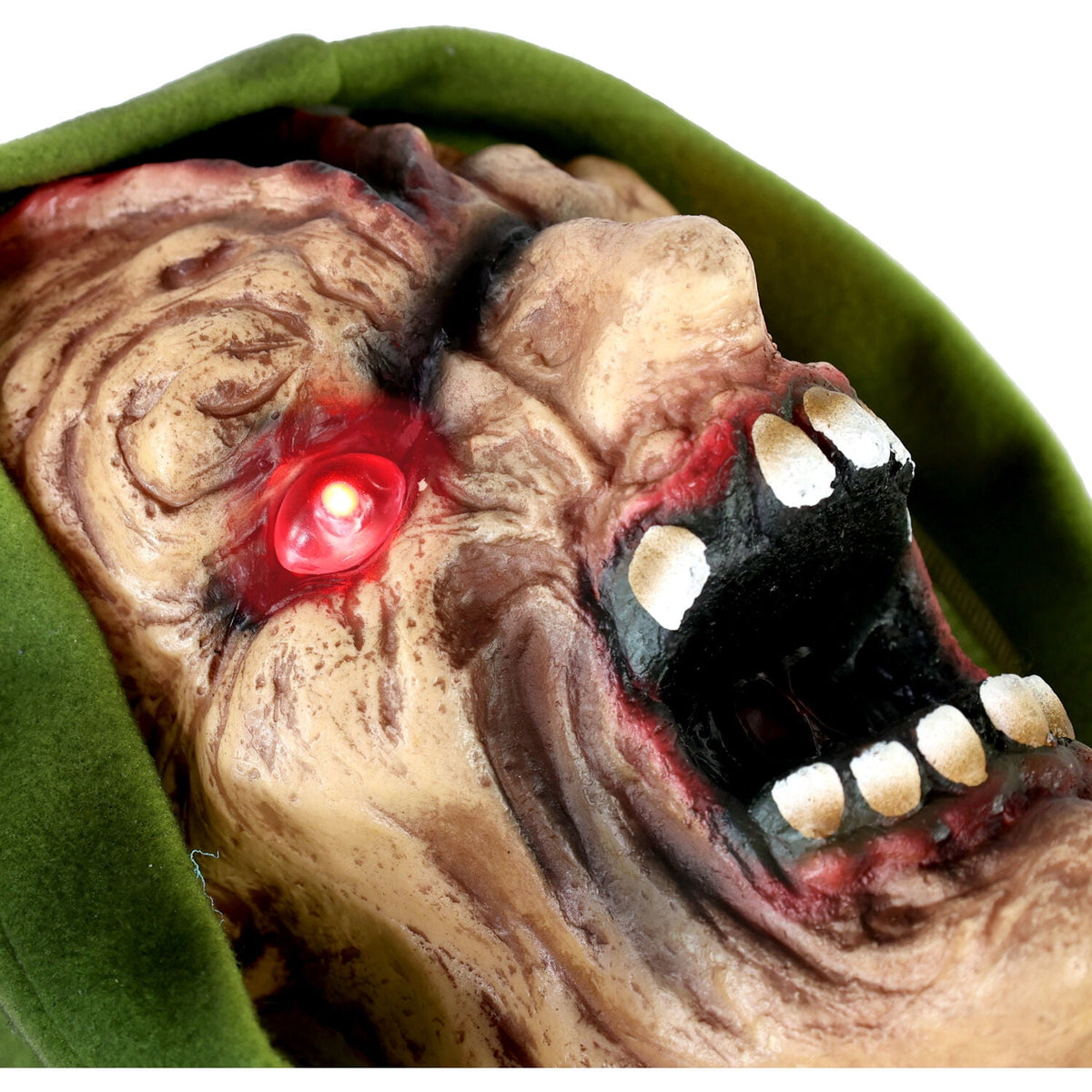 Haunt & Co 4.4 ft Voice-Sensor Impaled Zombie Halloween Animatronic