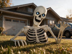 Haunt & Co 48" Halloween Giant Groundbreaker Skeleton with LED Light Moving Eyes, Creepy Sound Effect
