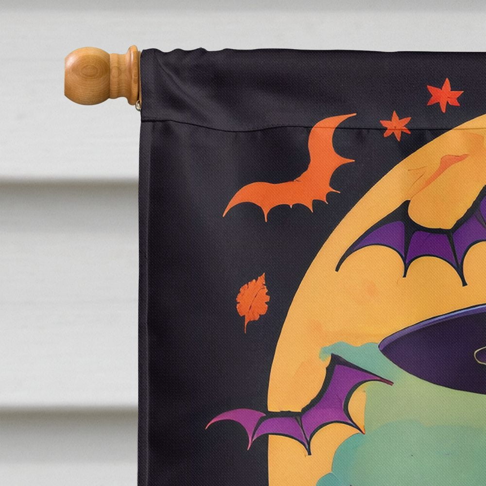 Haunt & Co Halloween Italian Greyhound Dog House Flag 28x40IN Double-Sided Polyester Decorative Sleeve Pole Flag