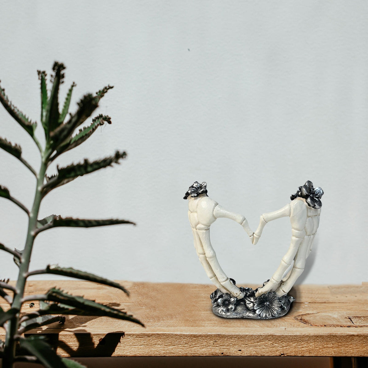 Haunt & Co Halloween Scary Ghost Hand Ornaments â?? Bone Details with Eerie Glow, Halloween Decorations for Snack Tables, Dessert Stations & Halloween Party Setups â?? great for Costume Parties with spooky setups