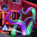 Haunt & Co Halloween Inflatables 7.2 FT Octopus Tentacles Inflatable with Built-in LEDs, Halloween Inflatable Octopus Blow Up Octopus Tentacles, Outdoor Clearance for Holiday Party