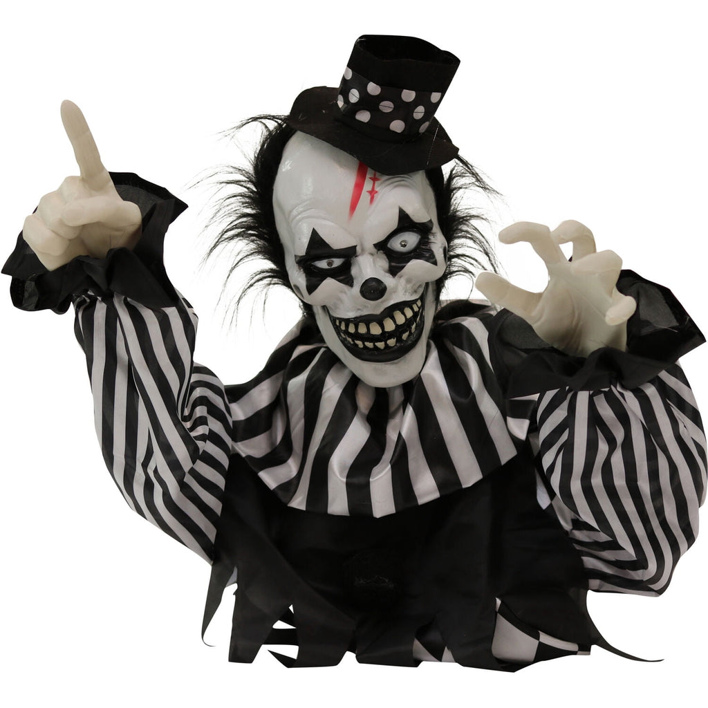 Haunt & Co 1.8 ft Groundbreaker Clown-Vile, Multi-Color