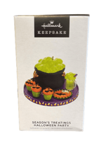 Haunt & Co 2023 Keepsake Season's Treatings Halloween Party Ornament New with Box