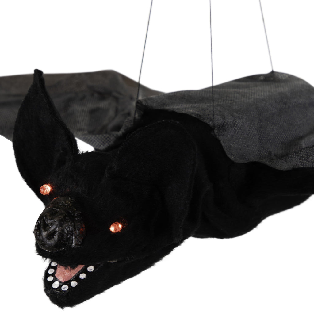 Haunt & Co LED Lighted Animated Halloween Bat with Wings - 48"