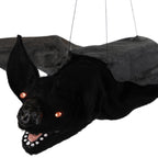Haunt & Co LED Lighted Animated Halloween Bat with Wings - 48"