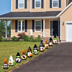 Haunt & Co Big Dot of Happiness Halloween Gnomes - Gnome Lawn Decorations - Outdoor Spooky Fall Party Yard Decorations - 10 Piece