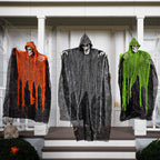 Haunt & Co 3 Pack Halloween Hanging Ghosts,Scary Skeleton Ghosts Grim Reapers Decorations for Halloween Indoor Outdoor Yard Home Decorations